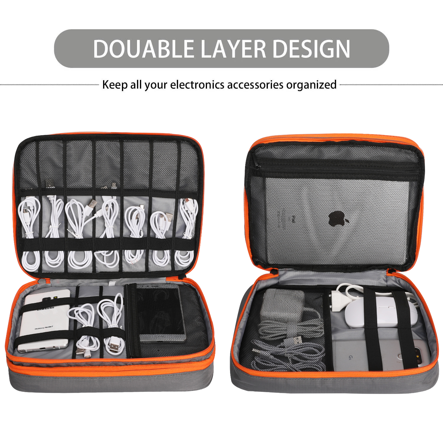 Double Layers Large Capacity T - Tech Accessories Case avaliação e preço