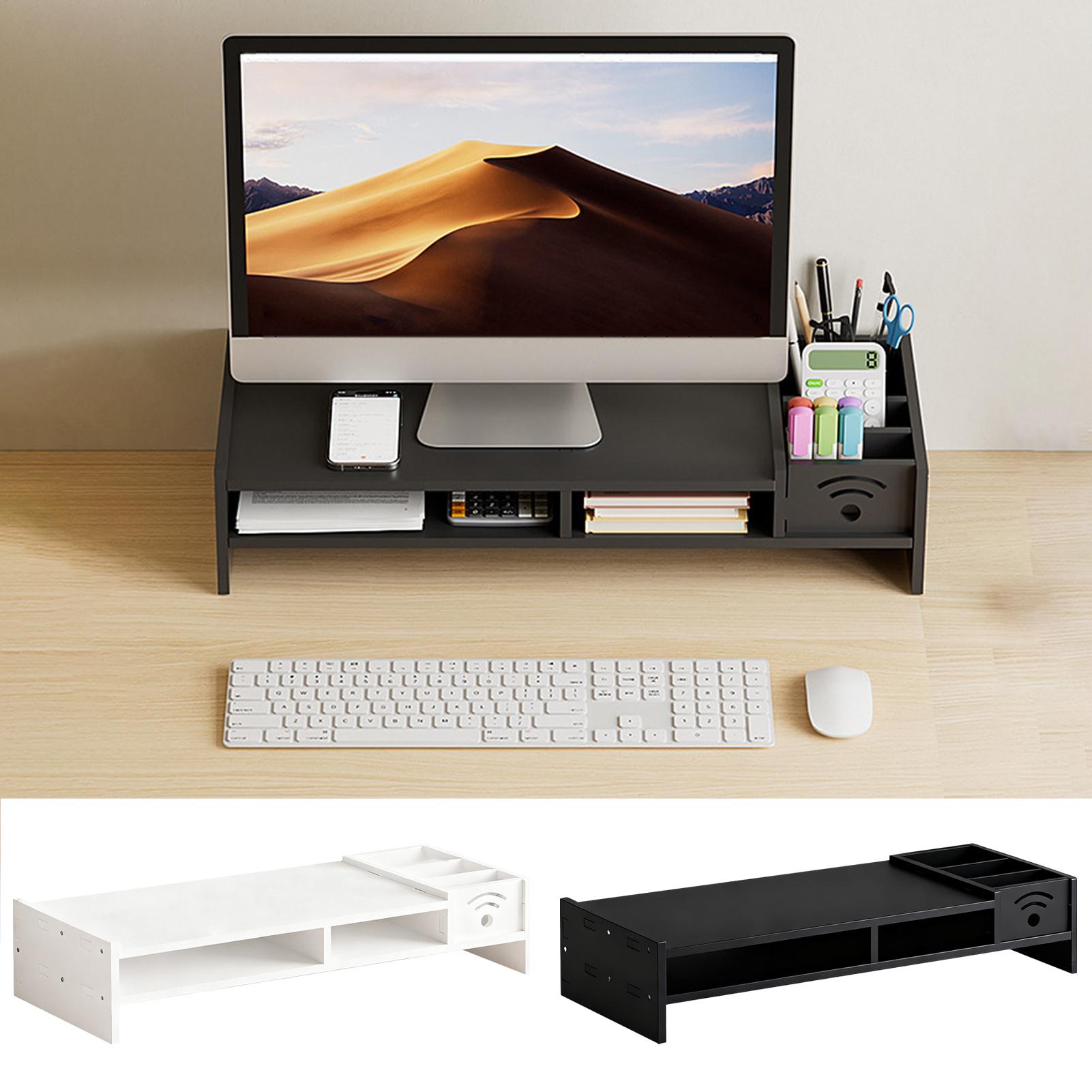 Monitor Stand For Desk 2-Tier  - Laptop Stand Bamboo avaliação e preço
